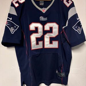 Nike STEVAN RIDLEY No 22 NEW ENGLAND PATRIOTS OnField Size XL 52Football Jersey